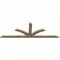 Ekena Millwork Richland Rough Sawn Timber Gable Bracket, Douglas Fir, 84"W x 28"H x 2"D x 4"F, 8/12 Pitch GBW084X28X0204RIC00RDF - alternate 3